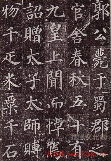 颜真卿最早的书法艺术作品《郭虚已墓志》颜柳欧赵