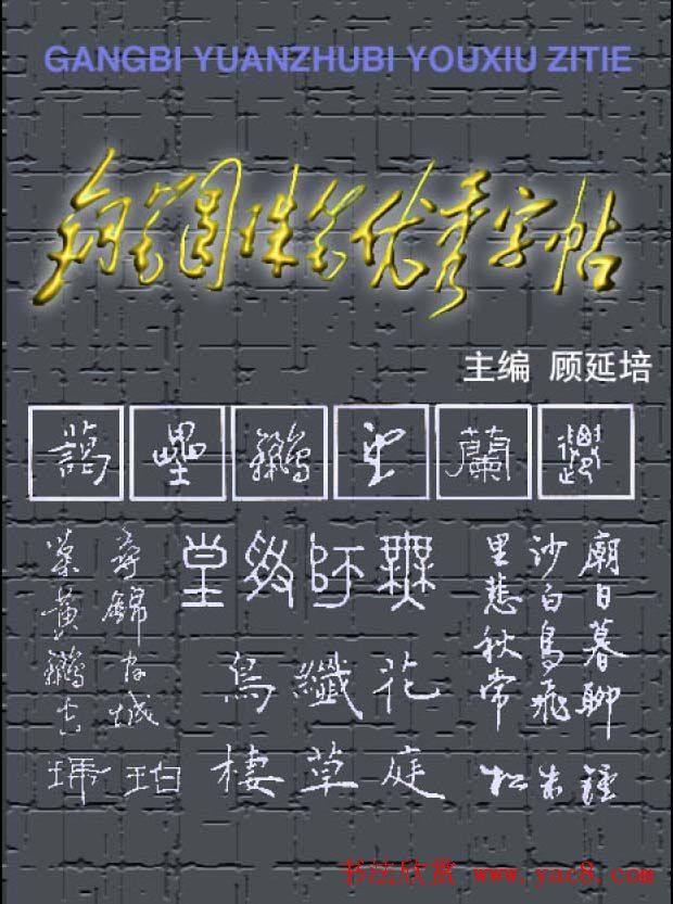 钢笔圆珠笔优秀字帖.pdf书法图书