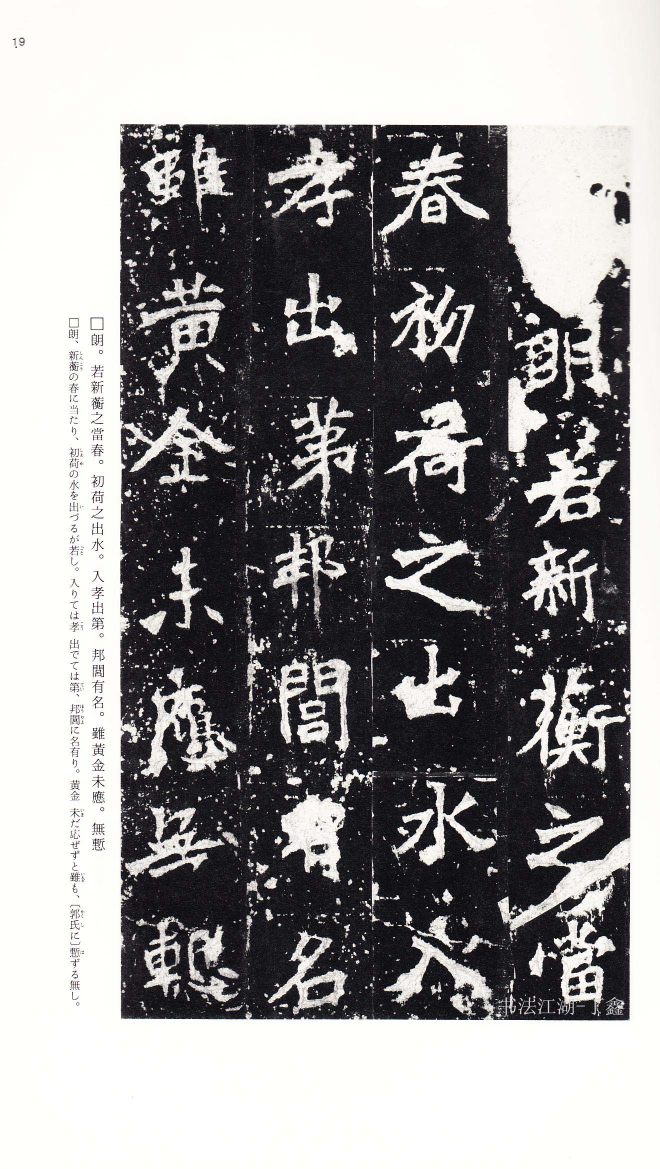 北魏《张猛龙碑》附释文书法碑帖