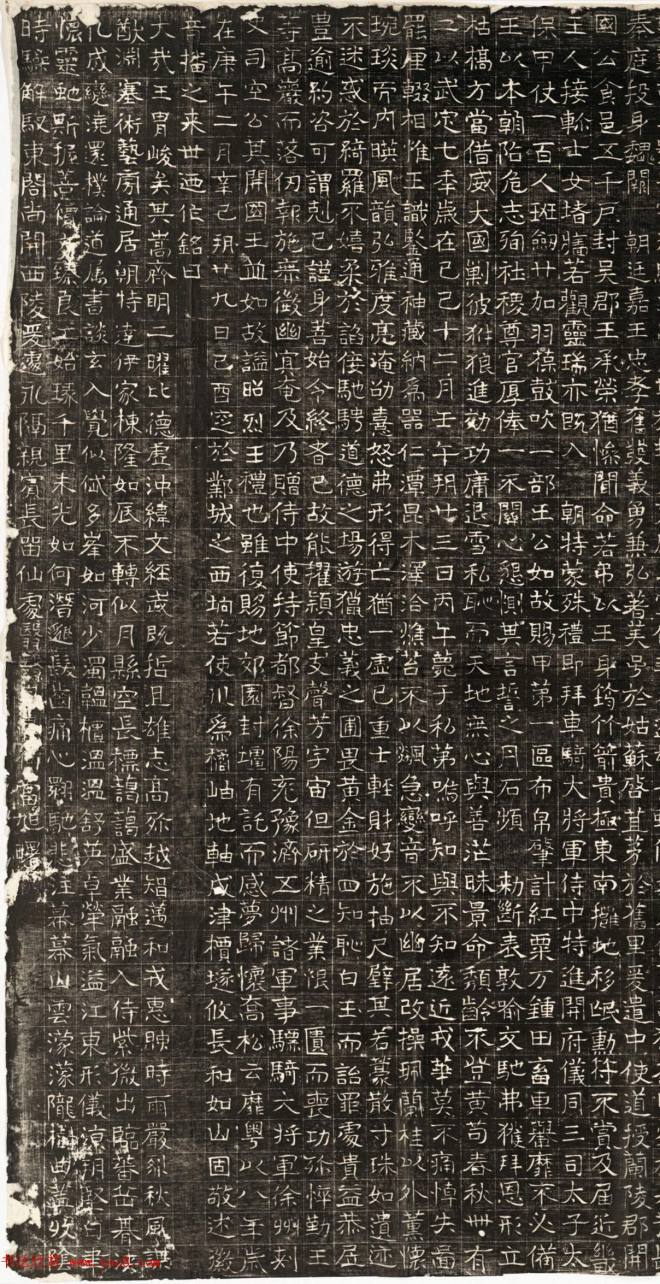 东魏楷隶石刻萧正表墓志并盖墓志塔铭