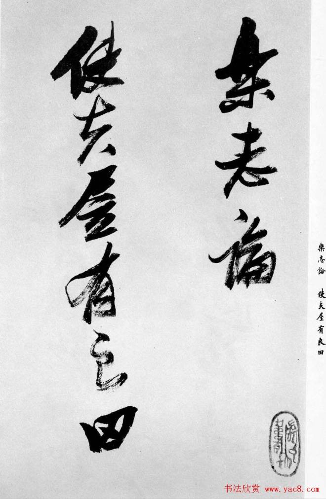 张瑞图行书《乐志论》明清书家