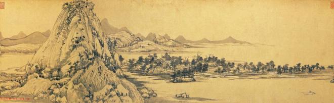 中国十大传世名画之《富春山居图》台北故宫博物院藏传世字画