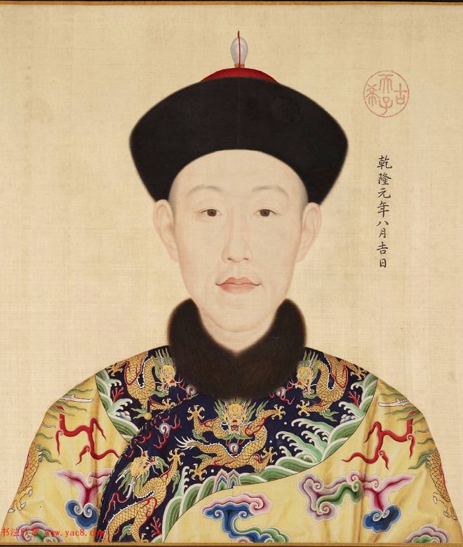 传世名画：郎世宁《乾隆帝后妃嫔图卷》传世字画