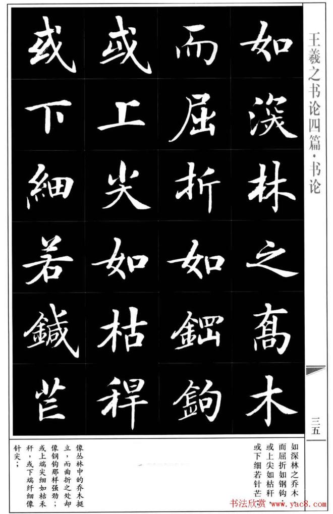 房弘毅书法字帖《王羲之书论四篇》楷书字帖