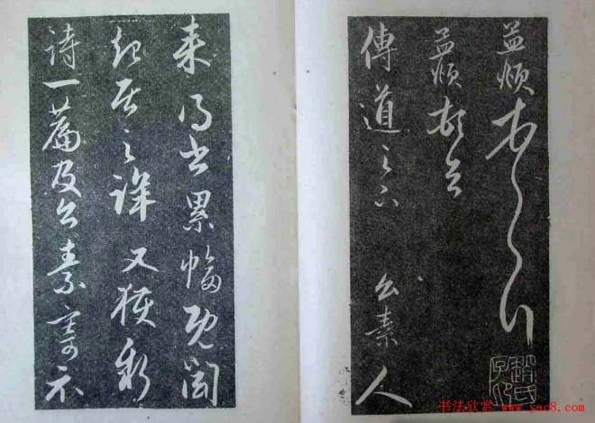 赵孟頫字帖《明拓赵松雪野竹图行书帖》行书字帖