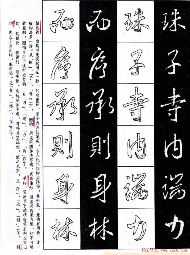 字帖分享:《王羲之圣教序及其笔法》行书字帖