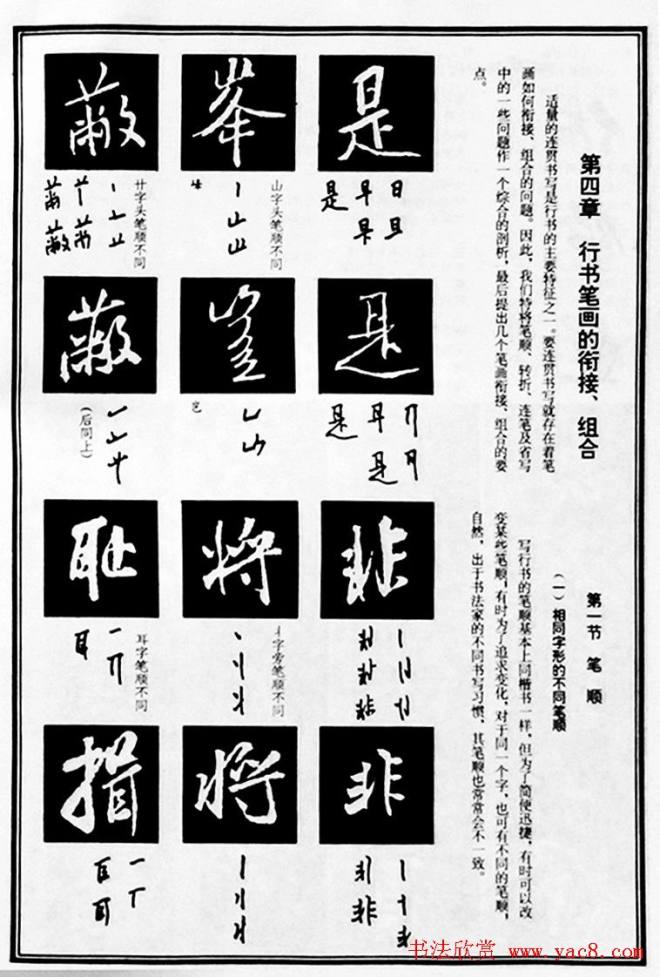 字帖教材《米芾行书笔法图解》行书字帖