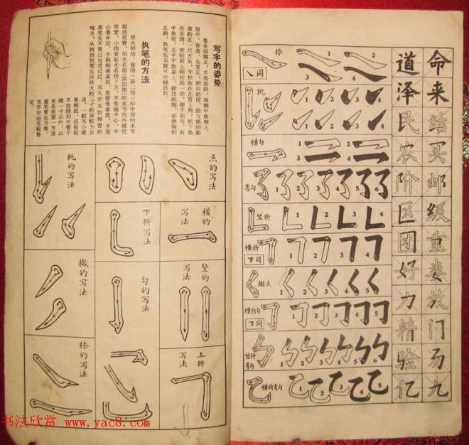 柳体大楷字帖《雷锋日記》附笔法图楷书字帖