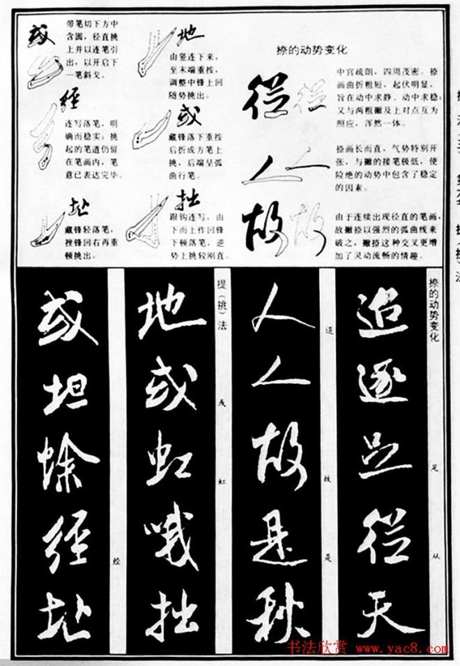 字帖教材《米芾行书笔法图解》行书字帖