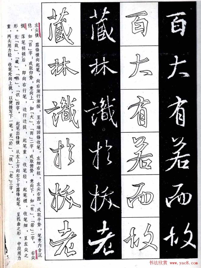 字帖分享:《王羲之圣教序及其笔法》行书字帖