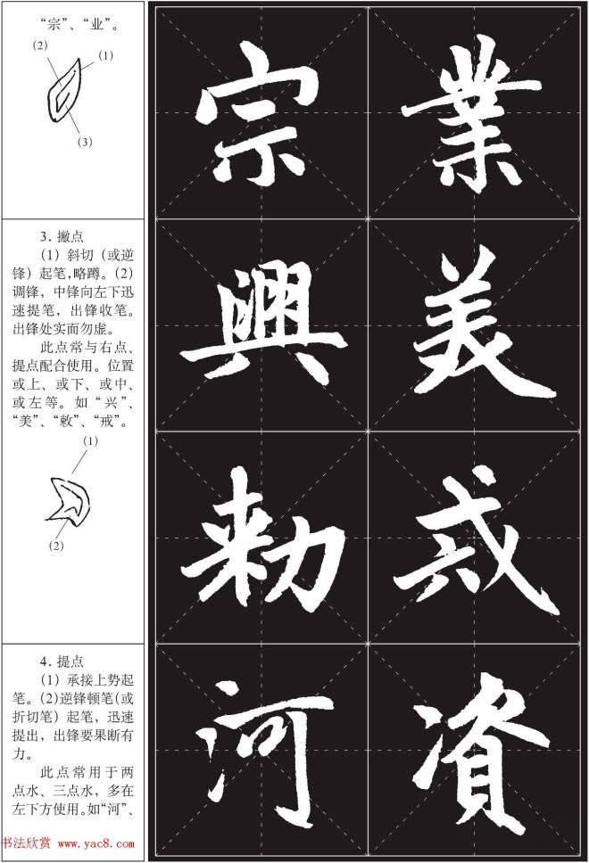 书法培训楷书教程：赵孟頫《胆巴碑》解析楷书字帖