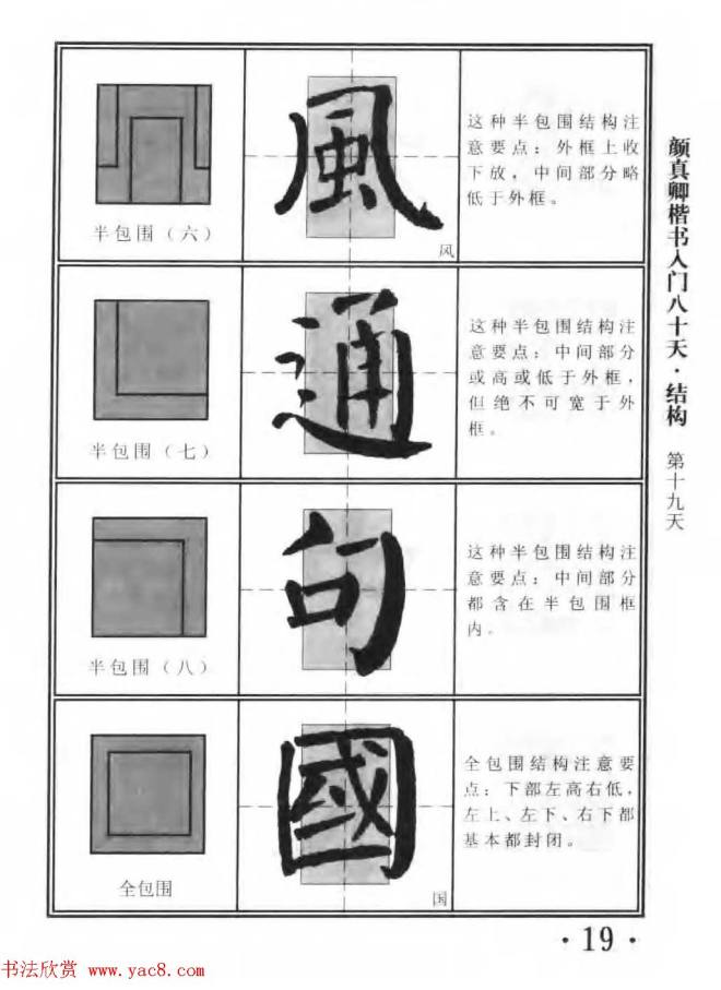 书法教程字帖《颜真卿楷书入门80天》楷书字帖