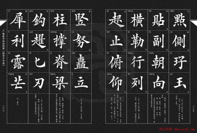 徐晓川书法字帖《楷学千字谣》楷书字帖