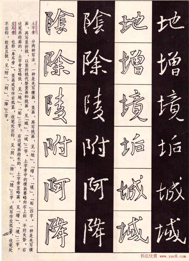 字帖分享:《王羲之圣教序及其笔法》行书字帖