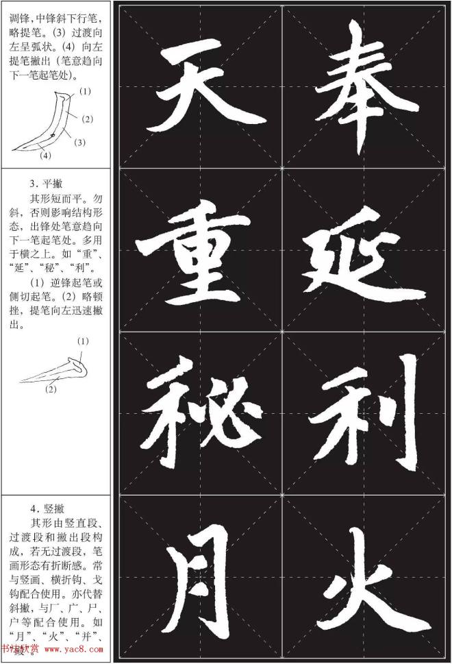 书法培训楷书教程：赵孟頫《胆巴碑》解析楷书字帖