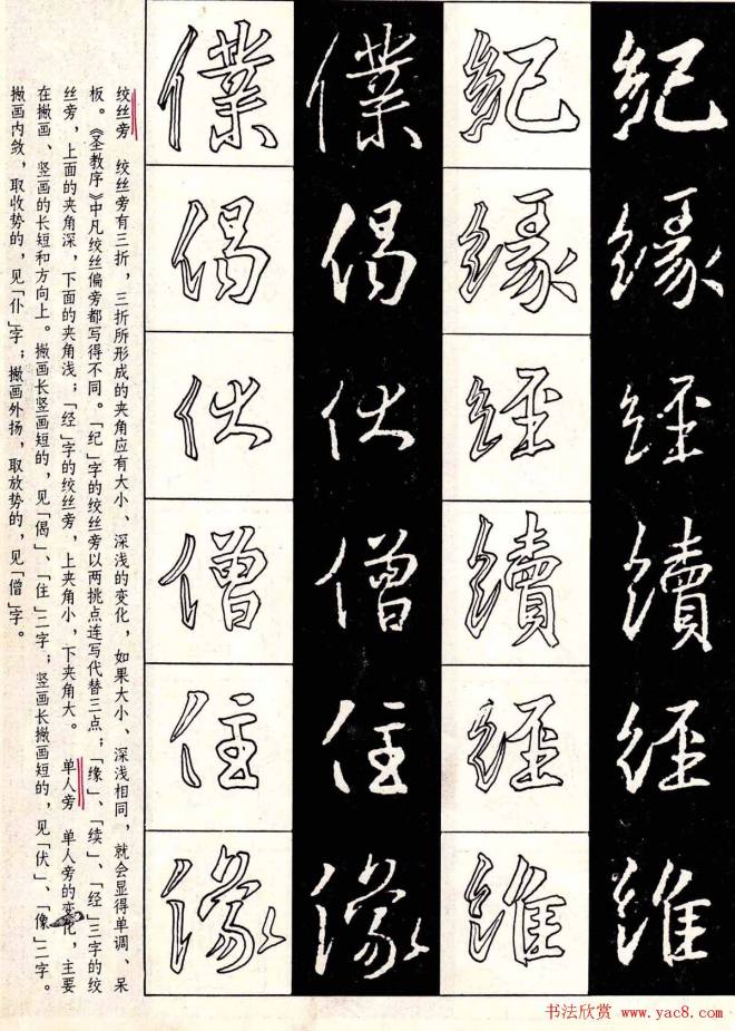 字帖分享:《王羲之圣教序及其笔法》行书字帖