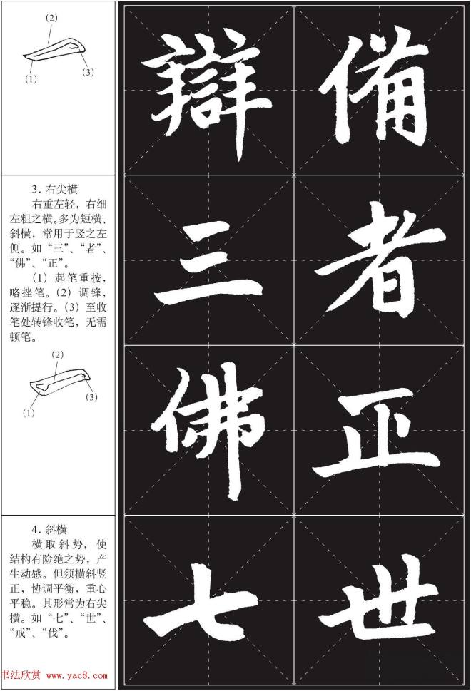 书法培训楷书教程：赵孟頫《胆巴碑》解析楷书字帖