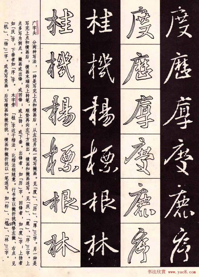 字帖分享:《王羲之圣教序及其笔法》行书字帖