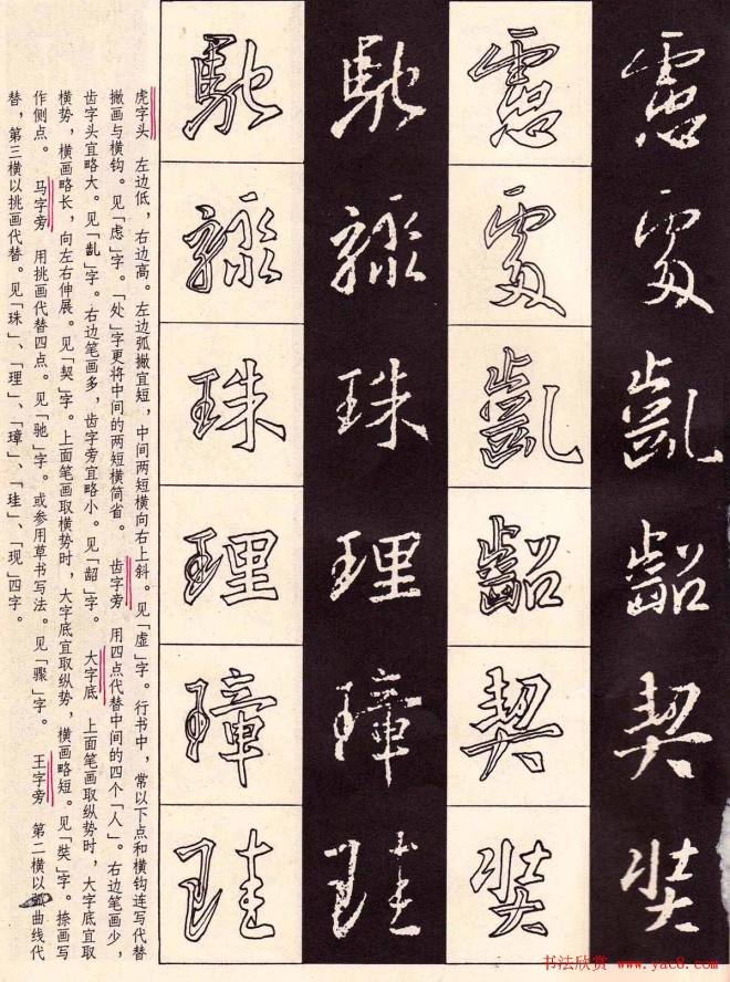 字帖分享:《王羲之圣教序及其笔法》行书字帖