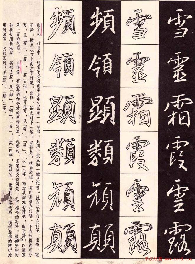 字帖分享:《王羲之圣教序及其笔法》行书字帖