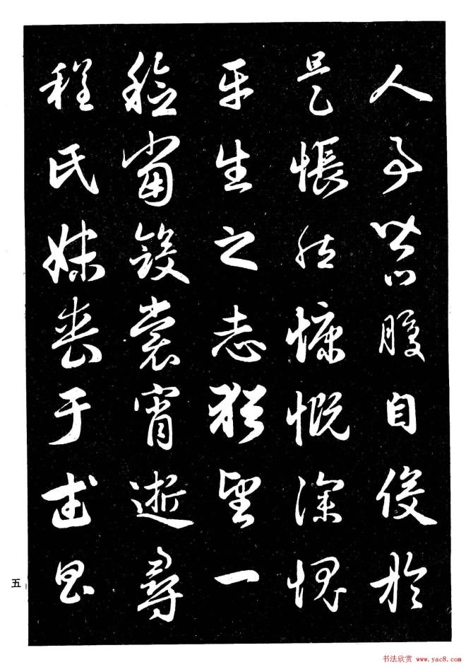 晰毛笔字帖《赵孟頫行书字帖》行书字帖