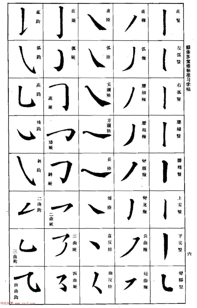 正楷书法教程《颜体多宝塔标准习字帖》楷书字帖