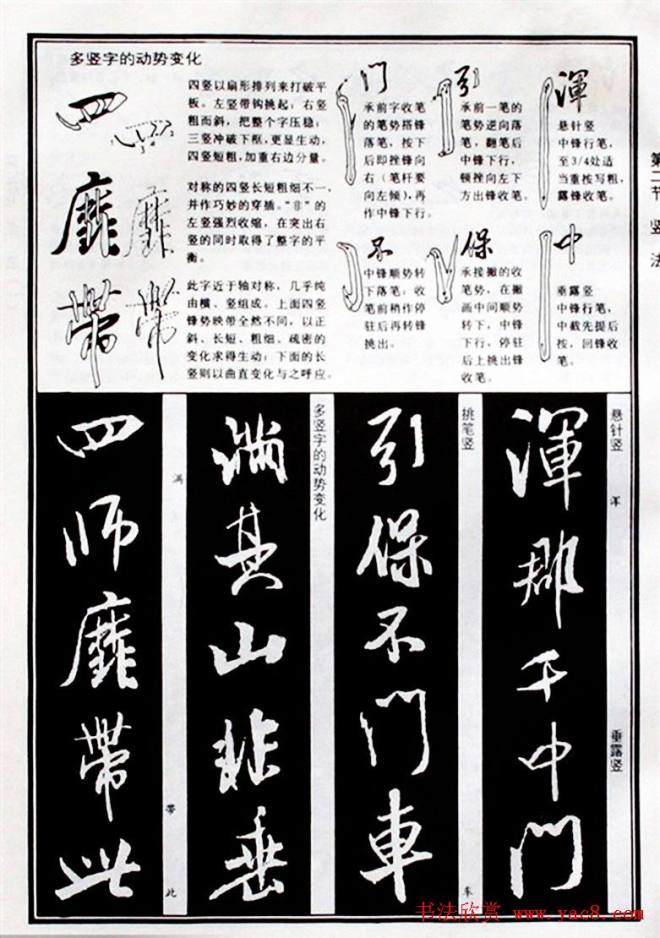 字帖教材《米芾行书笔法图解》行书字帖