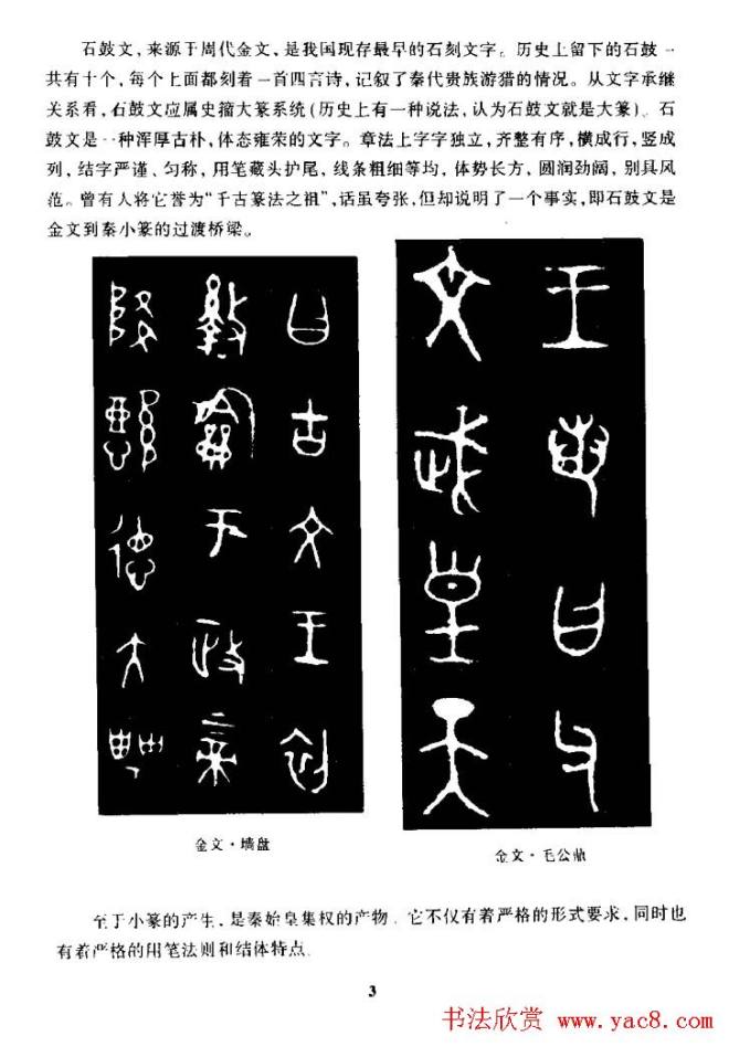 篆体入门丛书《篆书技法百日通》篆书字帖