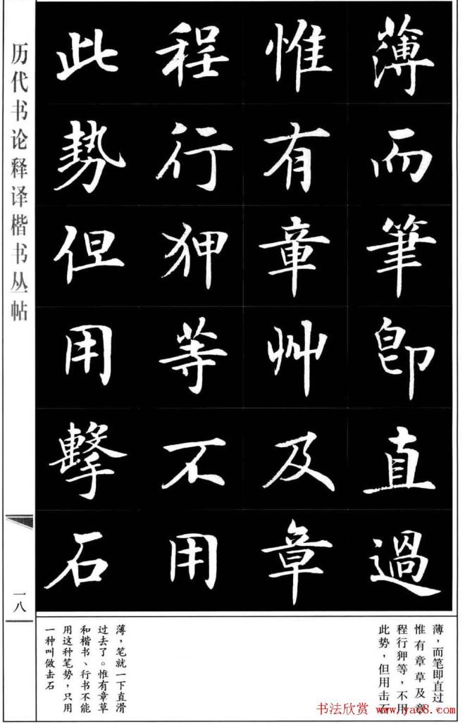 房弘毅书法字帖《王羲之书论四篇》楷书字帖