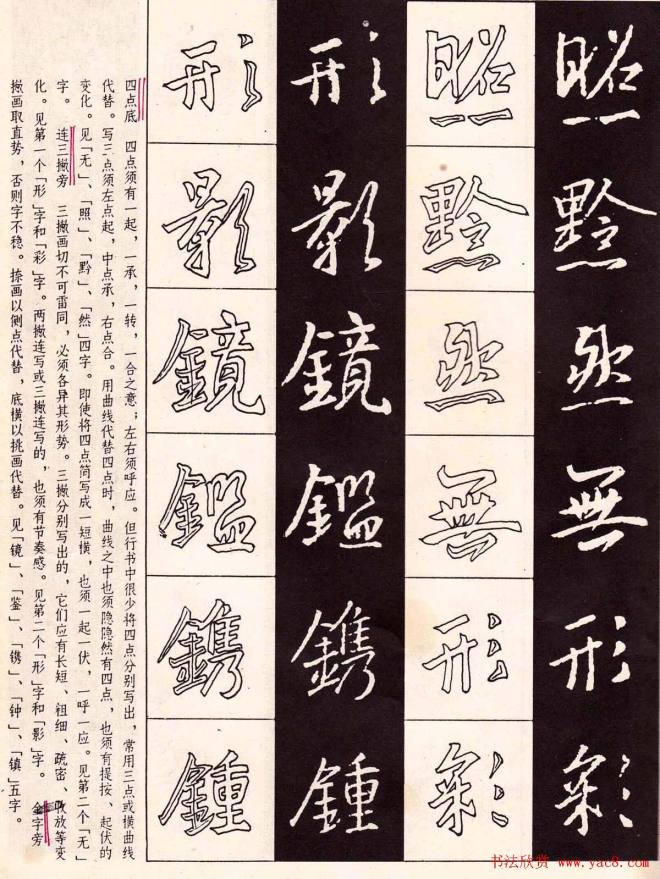 字帖分享:《王羲之圣教序及其笔法》行书字帖